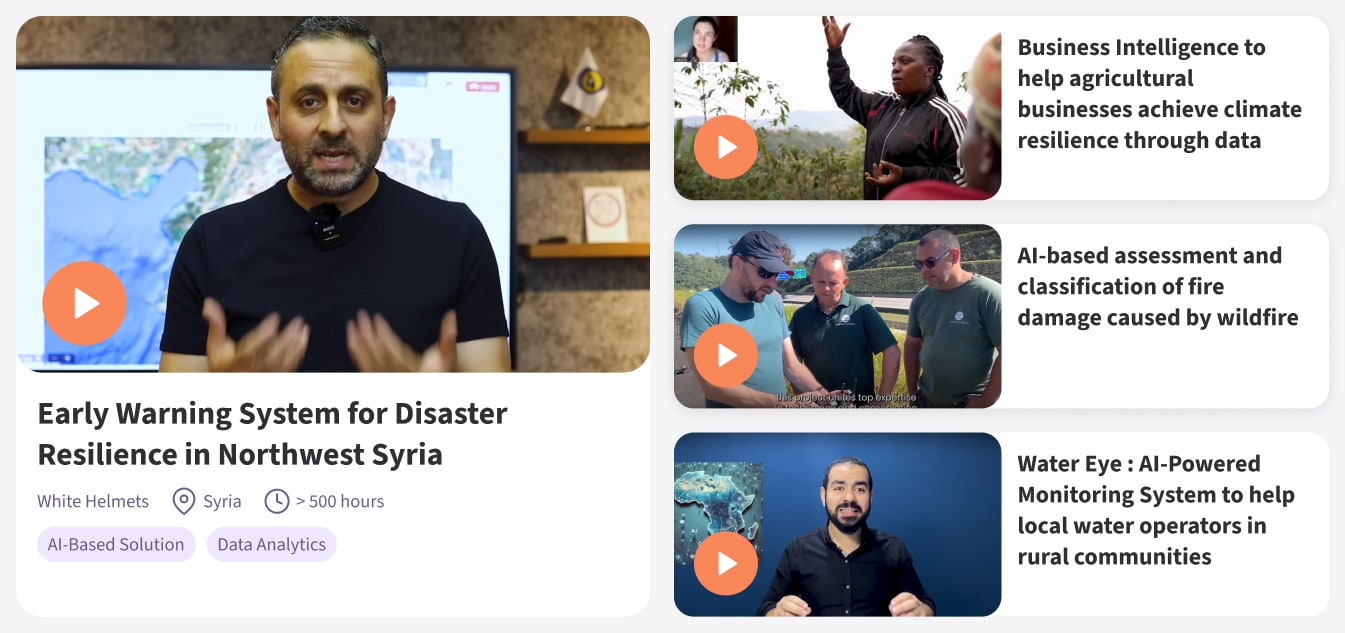 AI for Changemakers Available Projects Climate Cohort